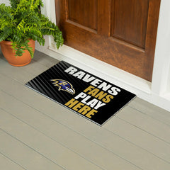 Baltimore Ravens Fan Mat, 28"x16" - NFL
