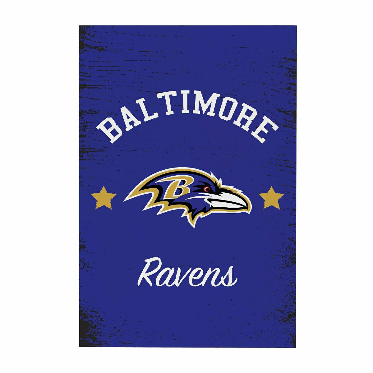 Baltimore Ravens Wood Wall Sign, 16x24 - NFL Home