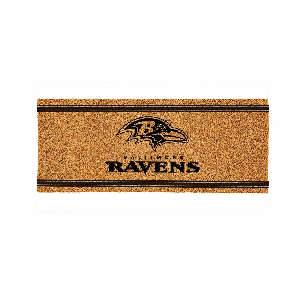 Baltimore Ravens Extra Large One Color Coir Mat, 60"x24" - NFL