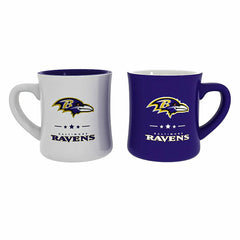 Baltimore Ravens 10oz Ceramic Cup Set, 2pc - NFL