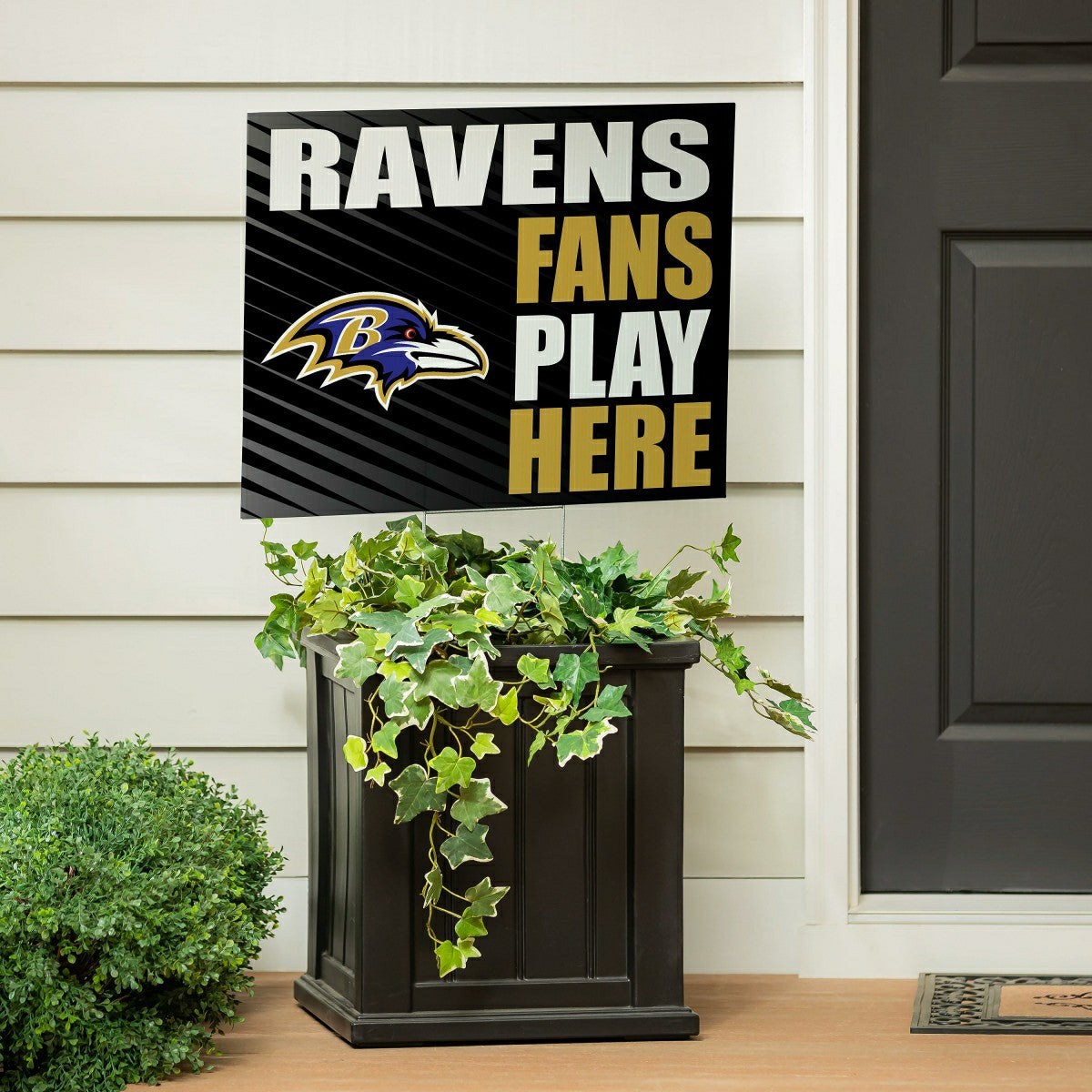 Baltimore Ravens Coroplast Yard Sign "Fans Play Here" - NFL Home