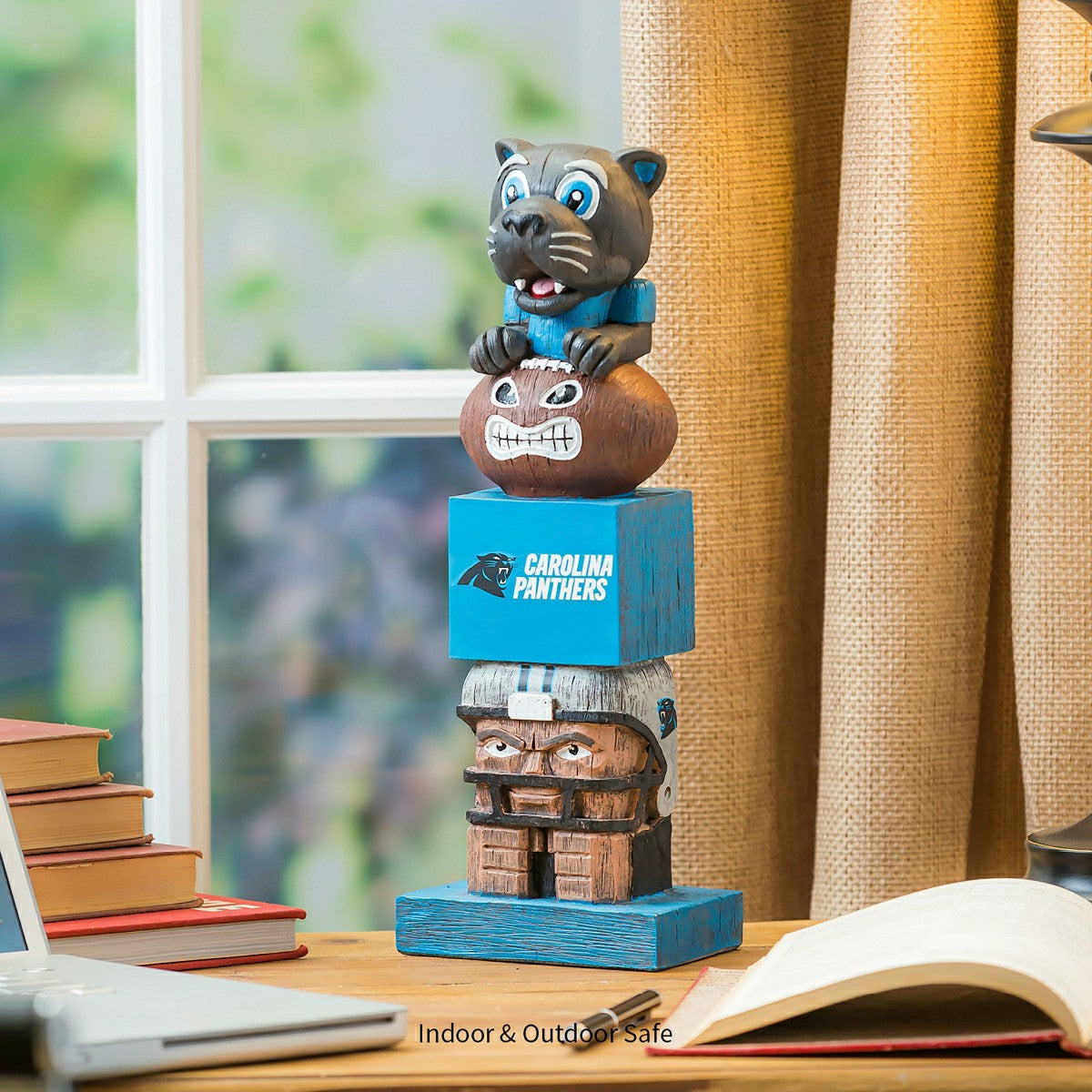 Carolina Panthers Tiki Team Totem Garden Statue - NFL Home