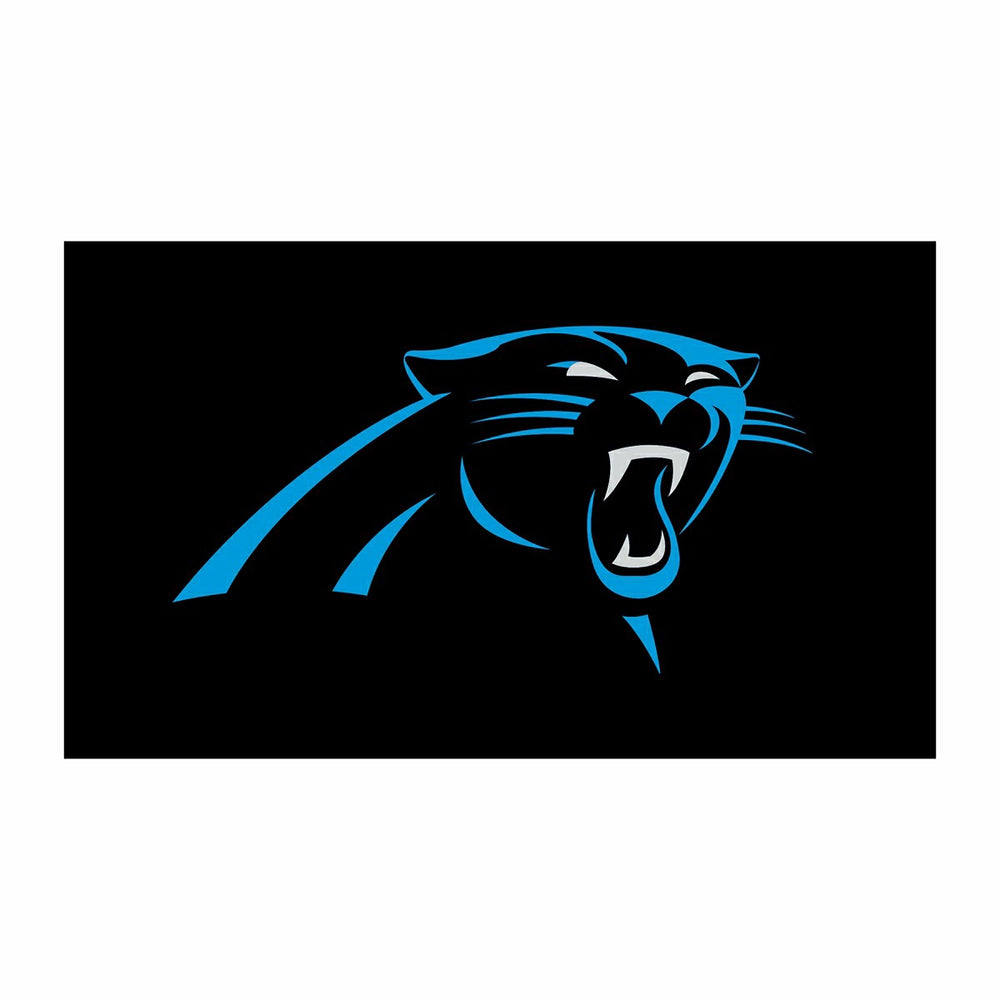 Full Color PVC Mat, 16" x 28", Carolina Panthers - NFL