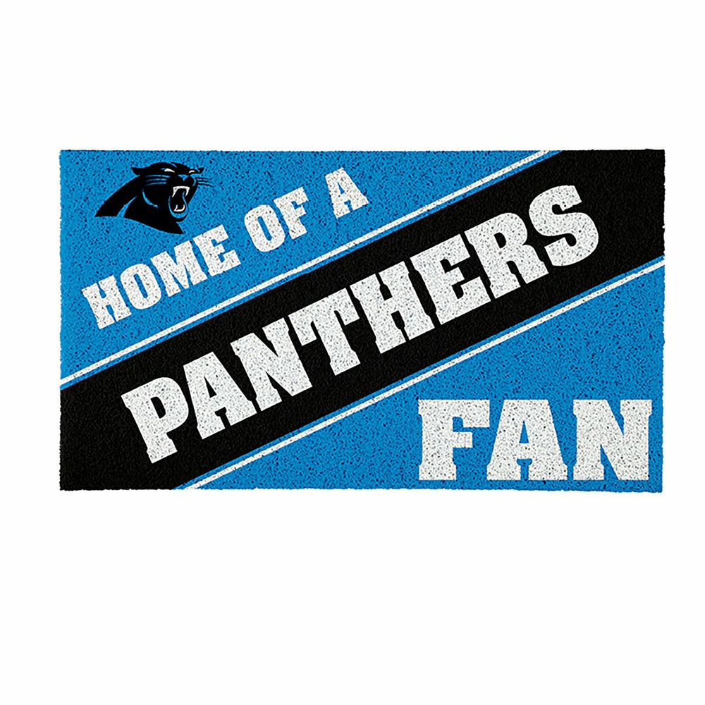 Carolina Panthers, PVC Mat COLOR, Home of a Fan - NFL