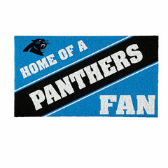 Carolina Panthers, PVC Mat COLOR, Home of a Fan - NFL