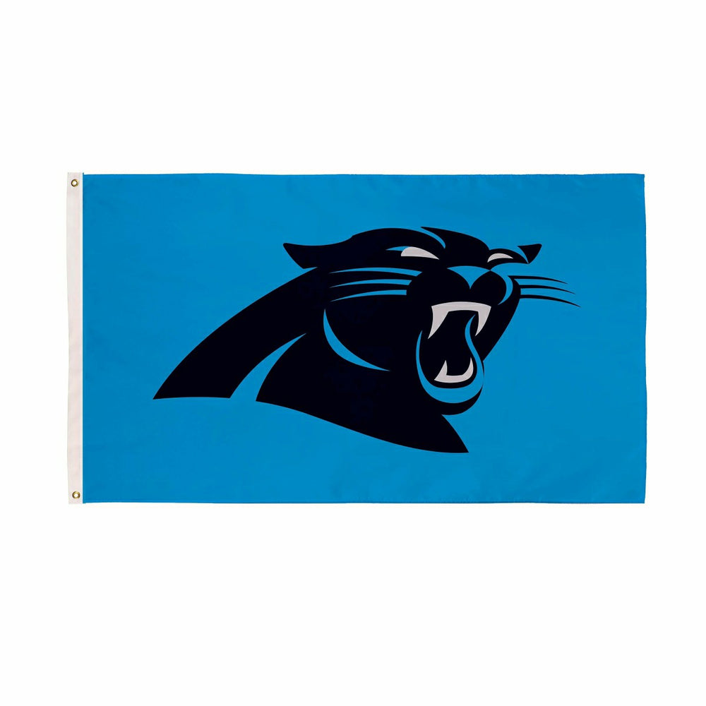 Carolina Panthers Single Sided Flag w/ 2 Grommets, 3'x5' - NFL Home