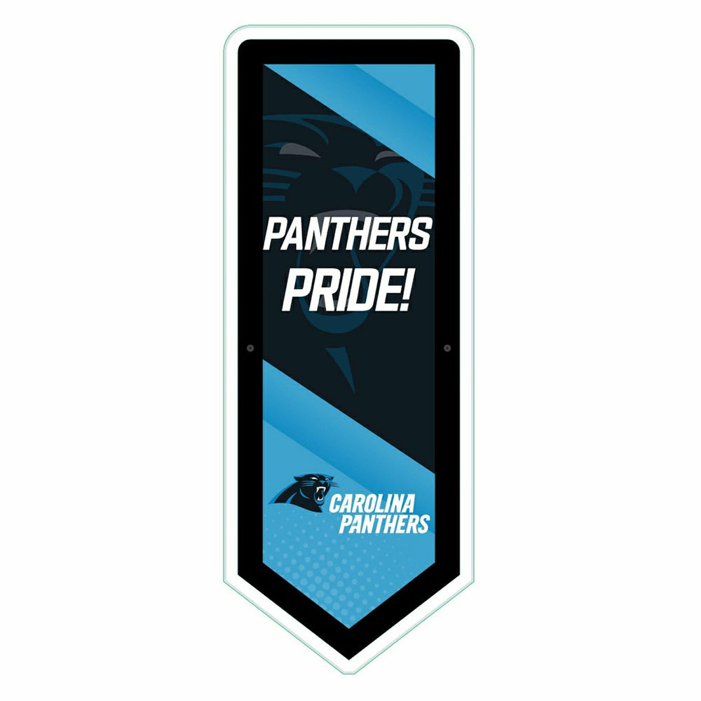 LED Wall Decor, Pennant, Carolina Panthers - NFL Home