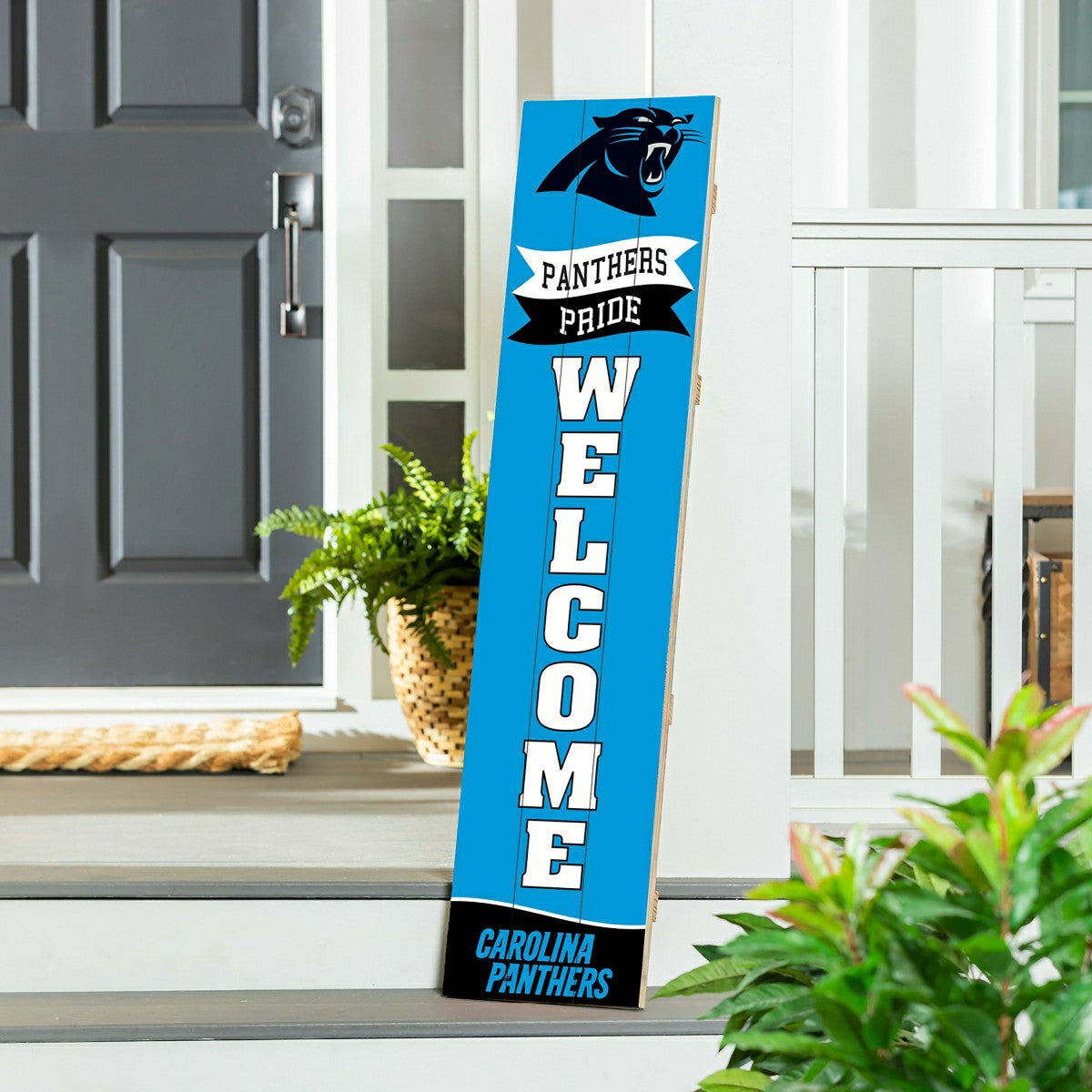 Carolina Panthers Large Single Sided Leaner, 46" - NFL Home