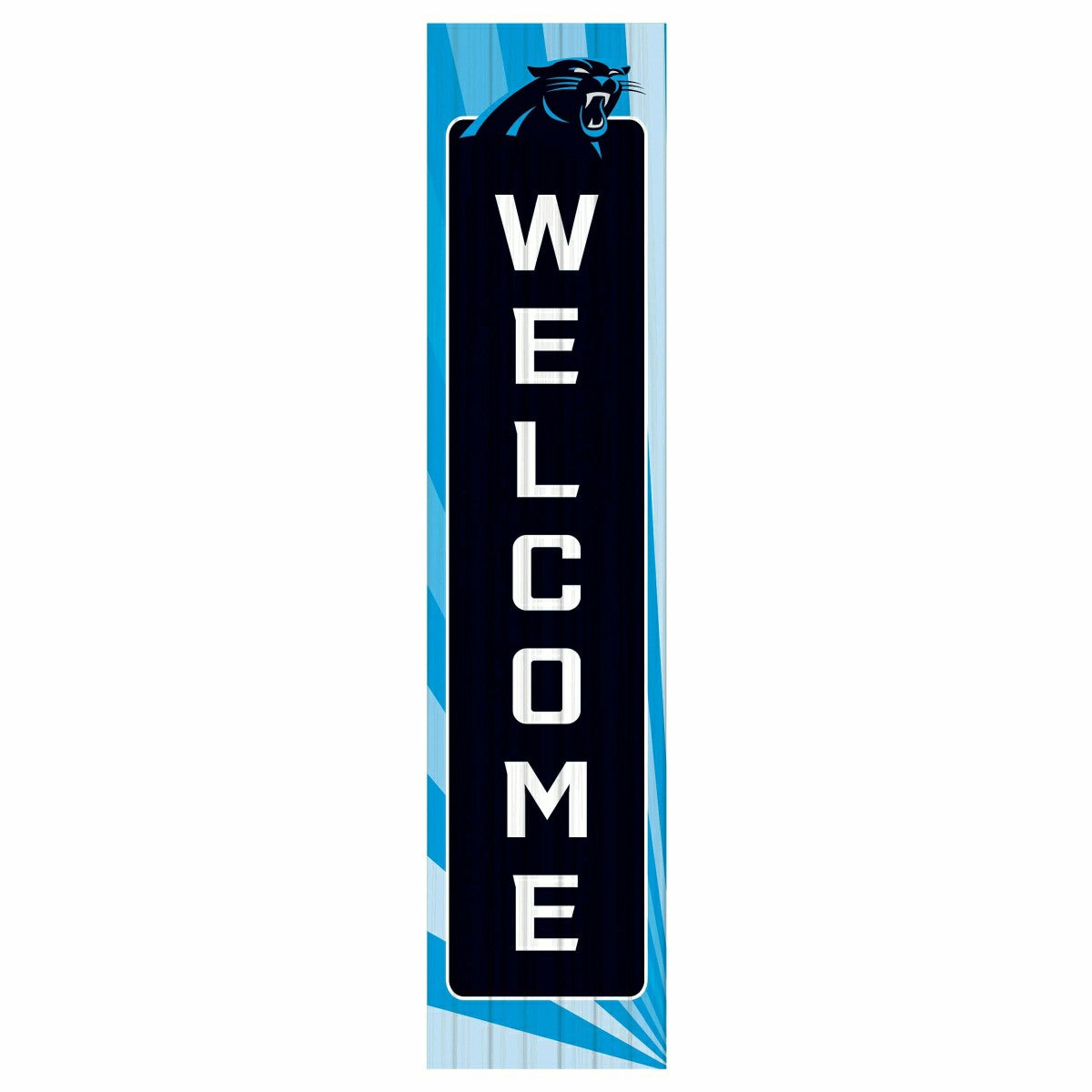 Carolina Panthers Summer Seasonal Single Sided Large Leaner, 46" - NFL Home