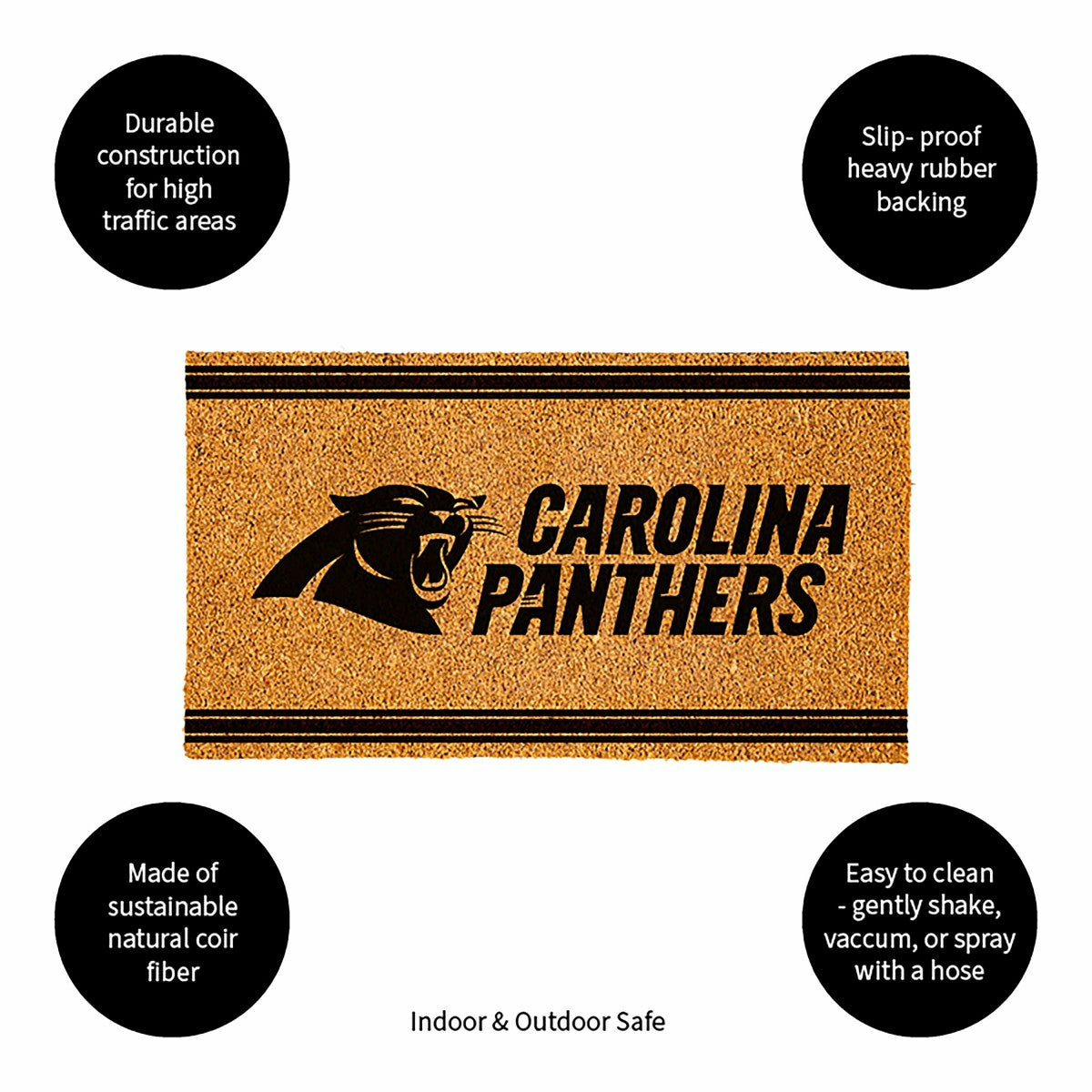 Carolina Panthers, Coir Mat 1C - NFL