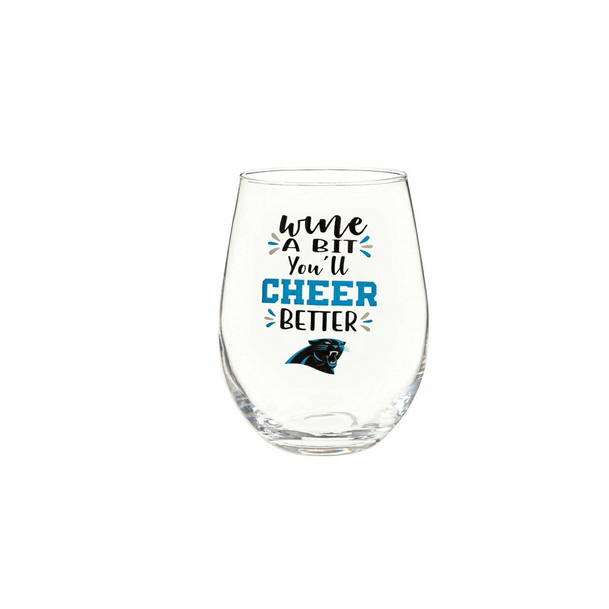 Carolina Panthers, 17oz Boxed Stemless Wine - NFL Home