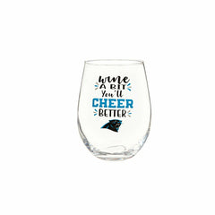 Carolina Panthers, 17oz Boxed Stemless Wine - NFL Home