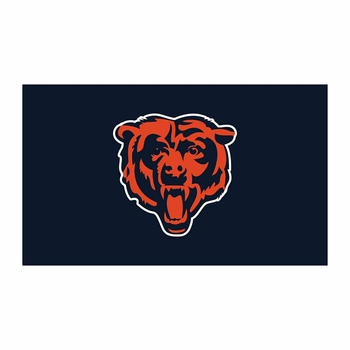 Full Color PVC Mat, 16" x 28", Chicago Bears - NFL