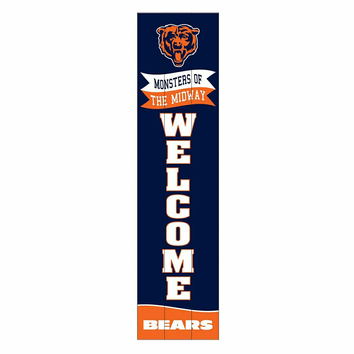 Chicago Bears Large Single Sided Leaner, 46" - NFL Home