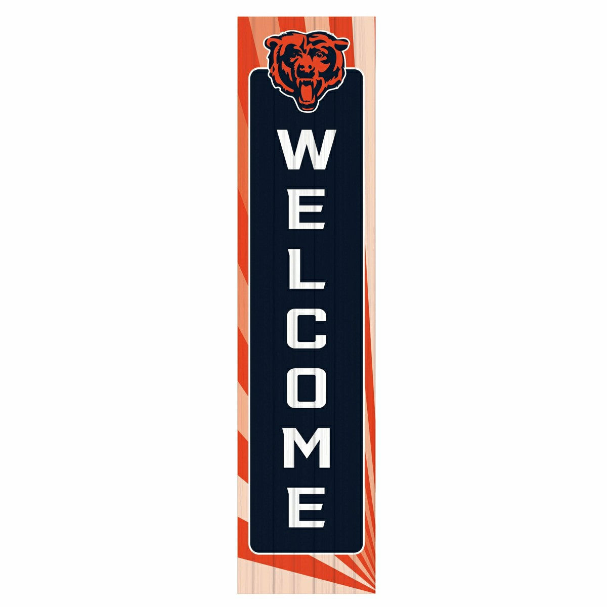 Chicago Bears Summer Seasonal Single Sided Large Leaner, 46" - NFL Home