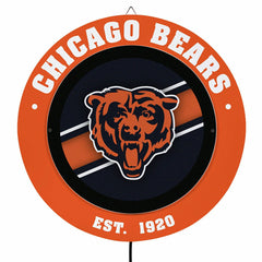 Chicago Bears, Metal Lite, Round - NFL