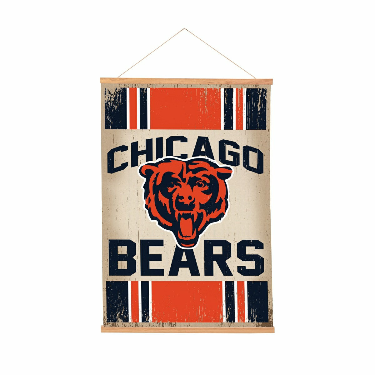 Chicago Bears, Canvas Wall Tapestry, Medium, 36x24 - NFL Home