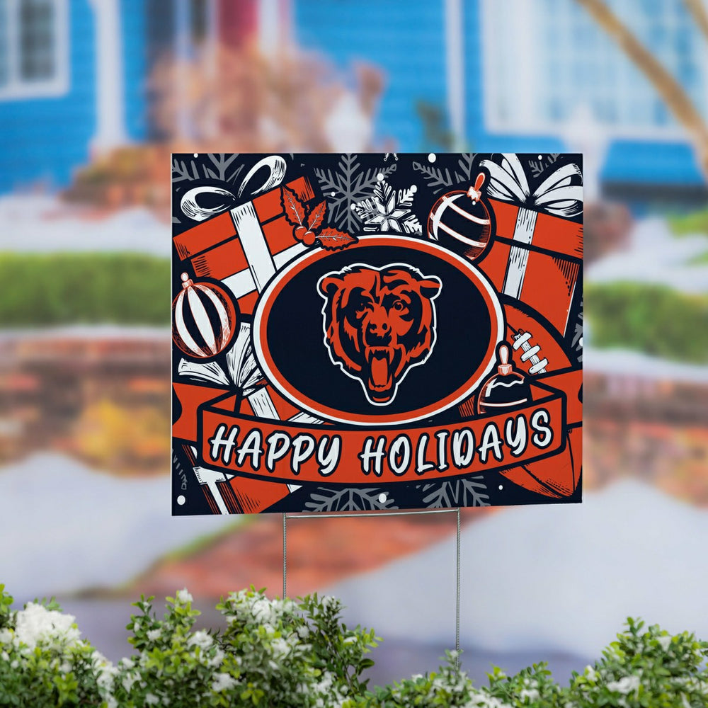 Chicago Bears Yard Sign, Holiday - NFL Home