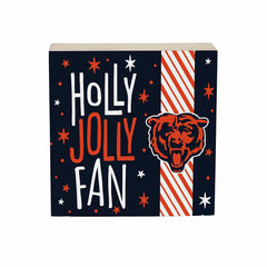 Chicago Bears Block, Holiday, 6x6 - NFL Home