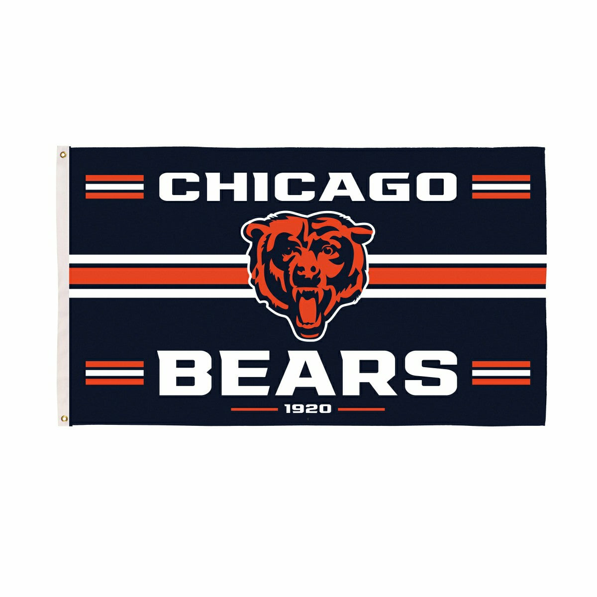 Chicago Bears Single Sided Estate Flag with 2 Grommets, 3'x5' - NFL Home