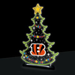 Cincinnati Bengals NFL Football Holiday Tree Desklite LED Decor - NFL Home