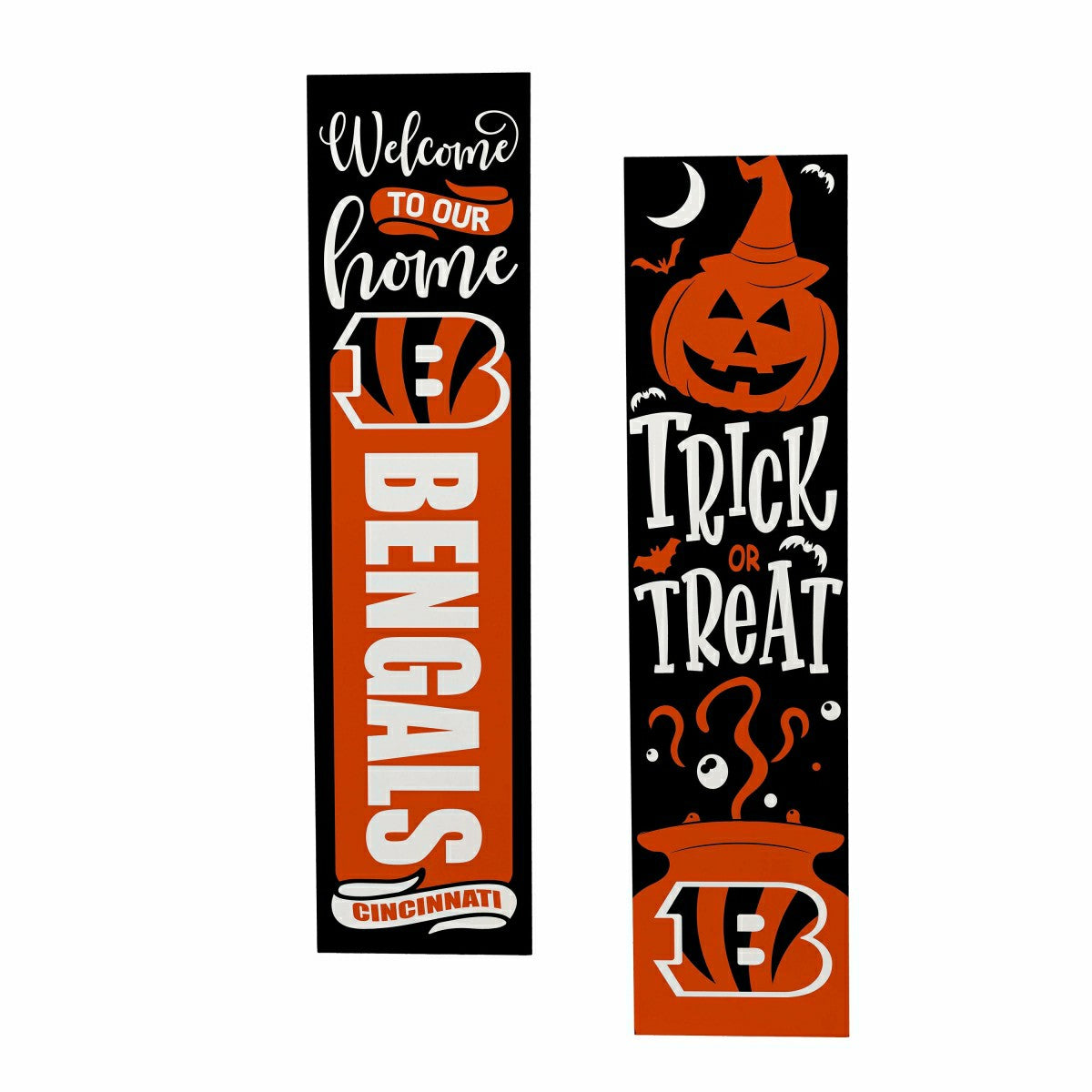 Cincinnati Bengals 47" Double Sided Leaner, Halloween - NFL Home