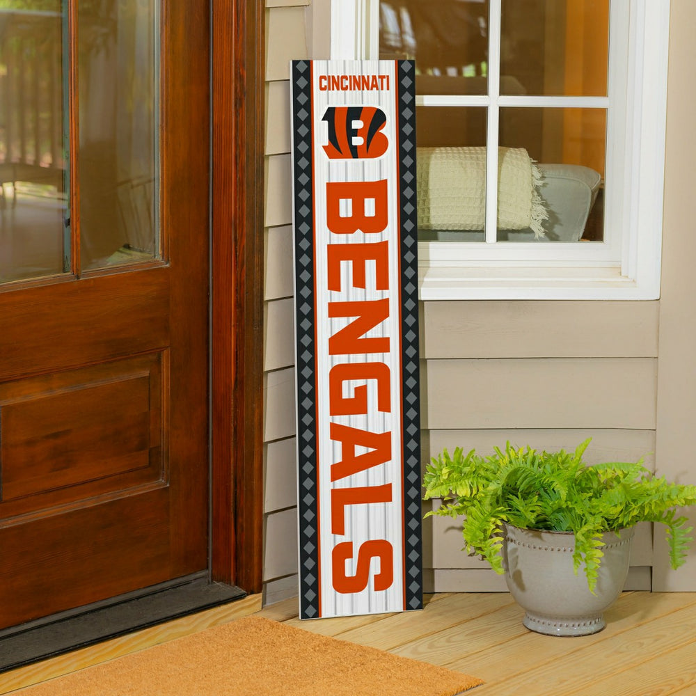 Cincinnati Bengals 47" Double Sided Leaner, Christmas - NFL Home