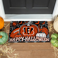 Cincinnati Bengals Halloween PVC Mat, 28"x16" - NFL