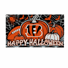 Cincinnati Bengals Halloween PVC Mat, 28"x16" - NFL