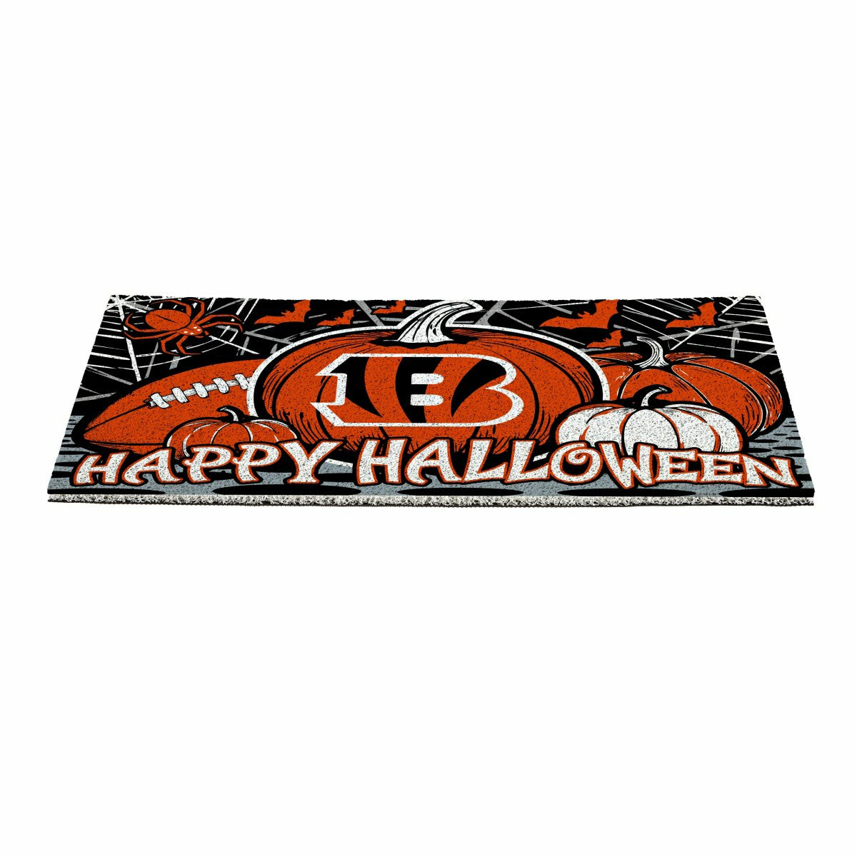 Cincinnati Bengals Halloween PVC Mat, 28"x16" - NFL
