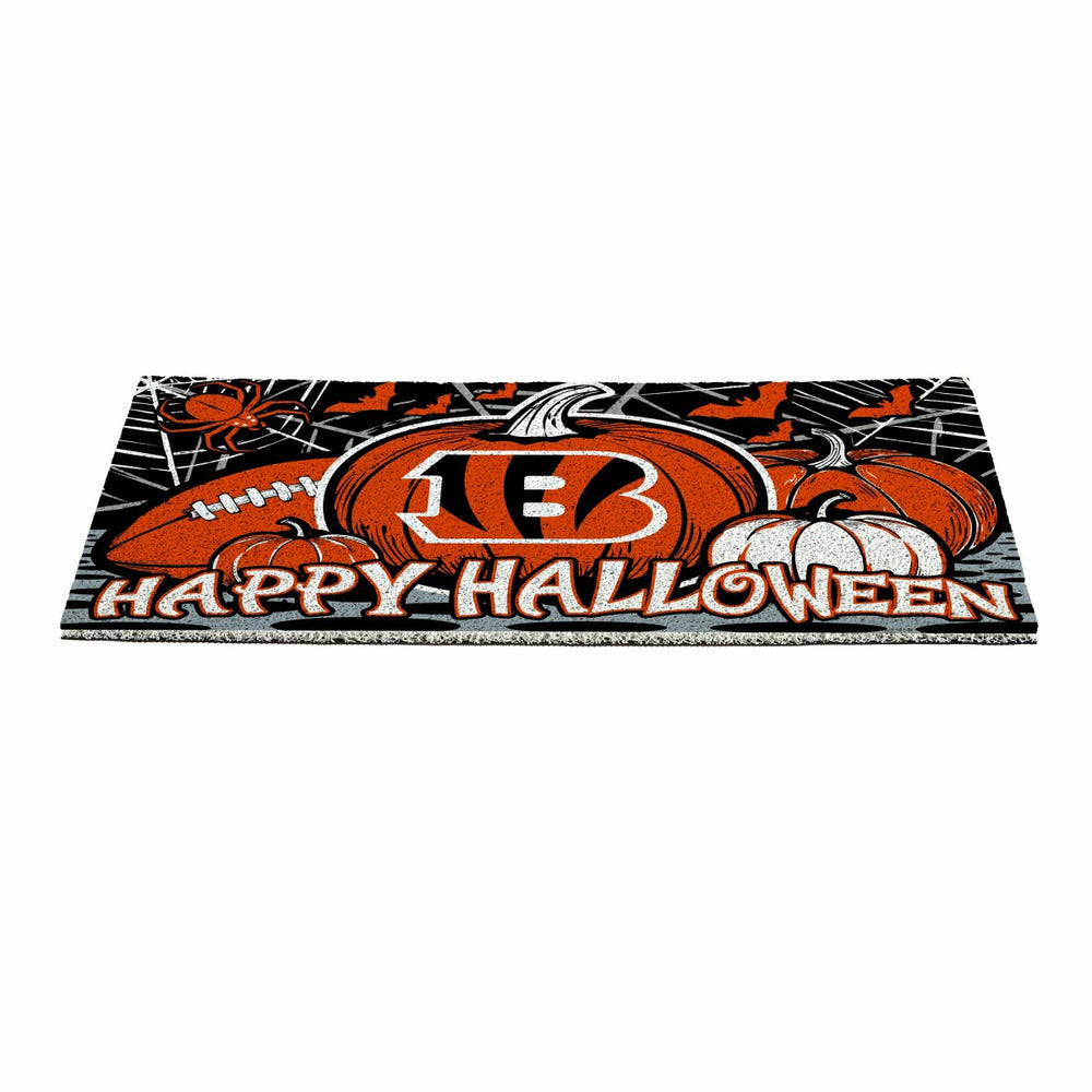 Cincinnati Bengals Halloween PVC Mat, 28"x16" - NFL