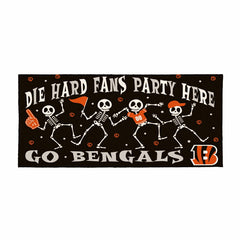 Cincinnati Bengals Flocked Coir Halloween Sassafras Switch Mat, 22"x10 - NFL