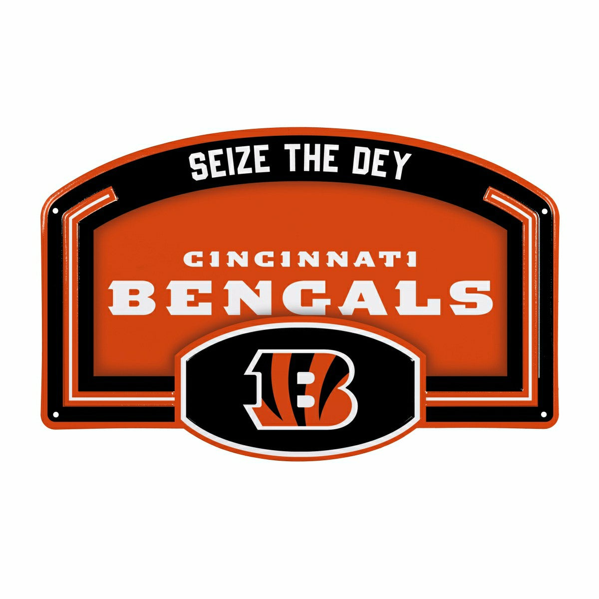 Cincinnati Bengals USA Embossed Steel Wall Sign, 11" x 17" - NFL Home