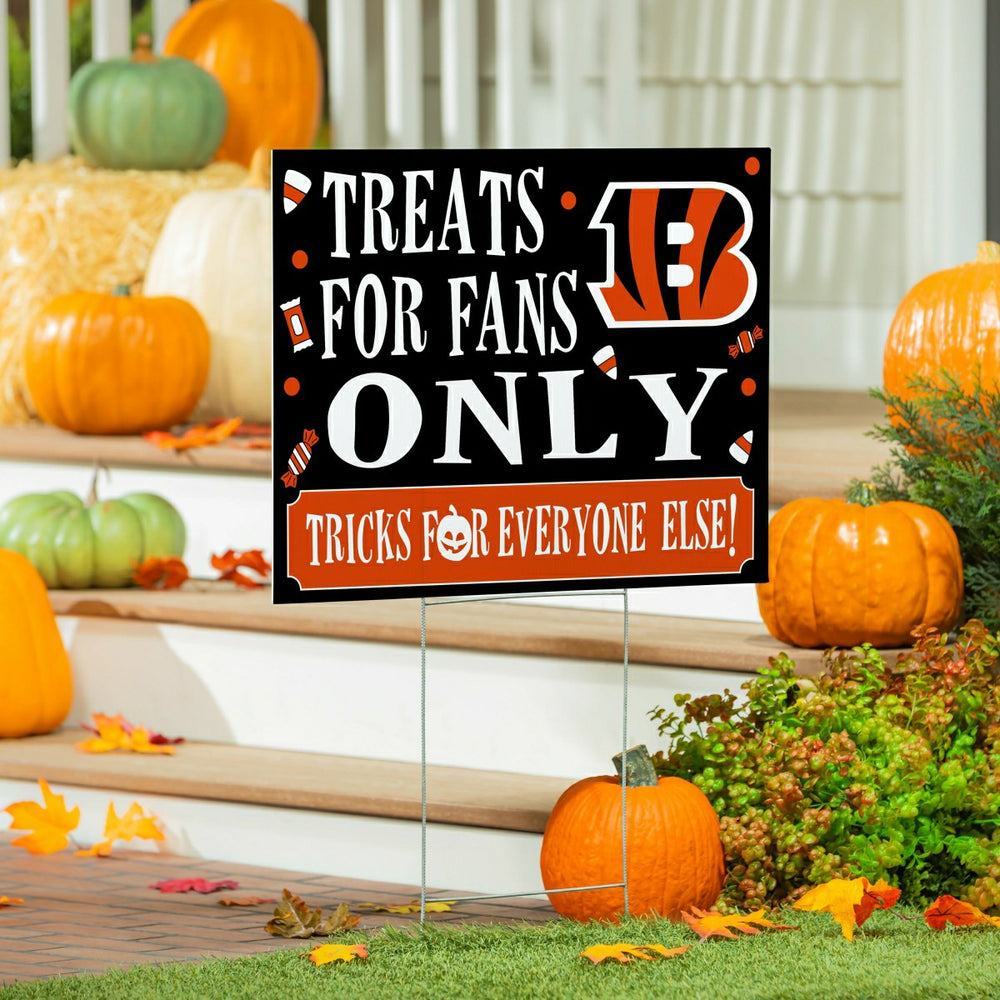 Cincinnati Bengals Yard Sign, Halloween Treats for Fans - NFL Home