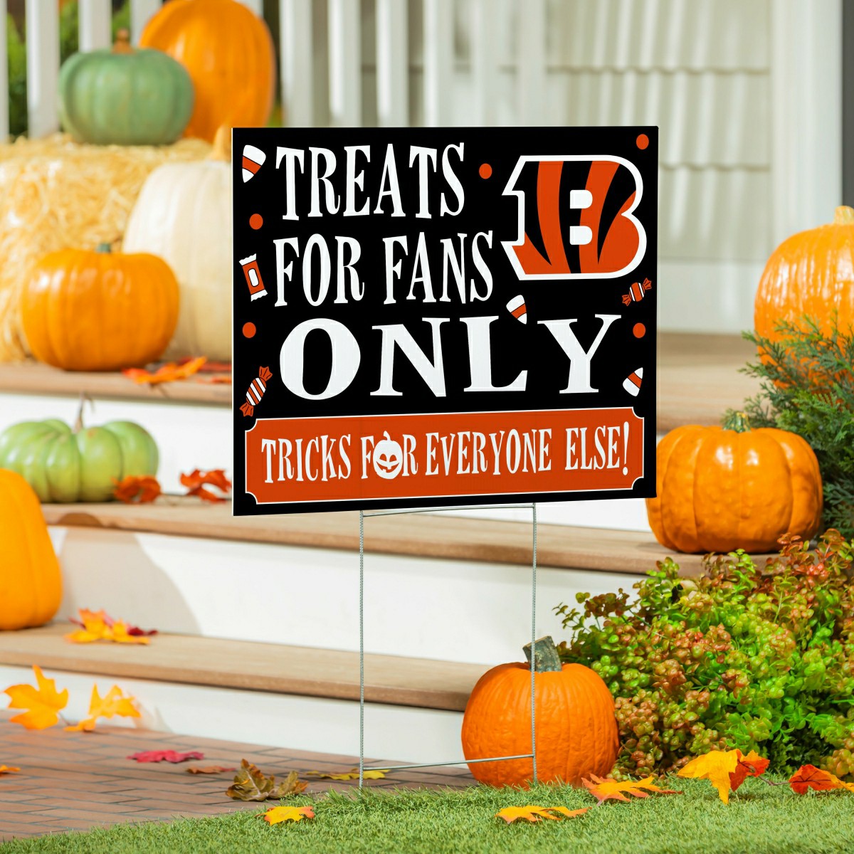Cincinnati Bengals Yard Sign, Halloween Treats for Fans - NFL Home