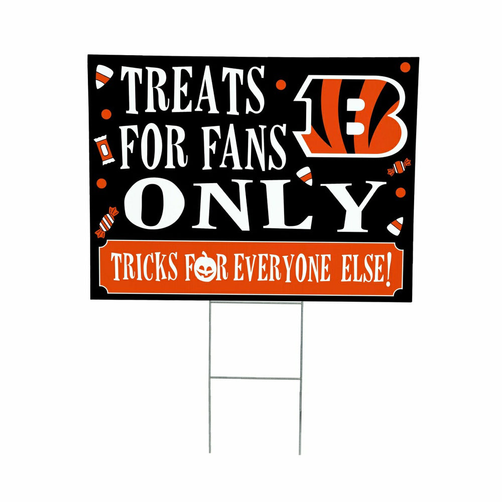 Cincinnati Bengals Yard Sign, Halloween Treats for Fans - NFL Home