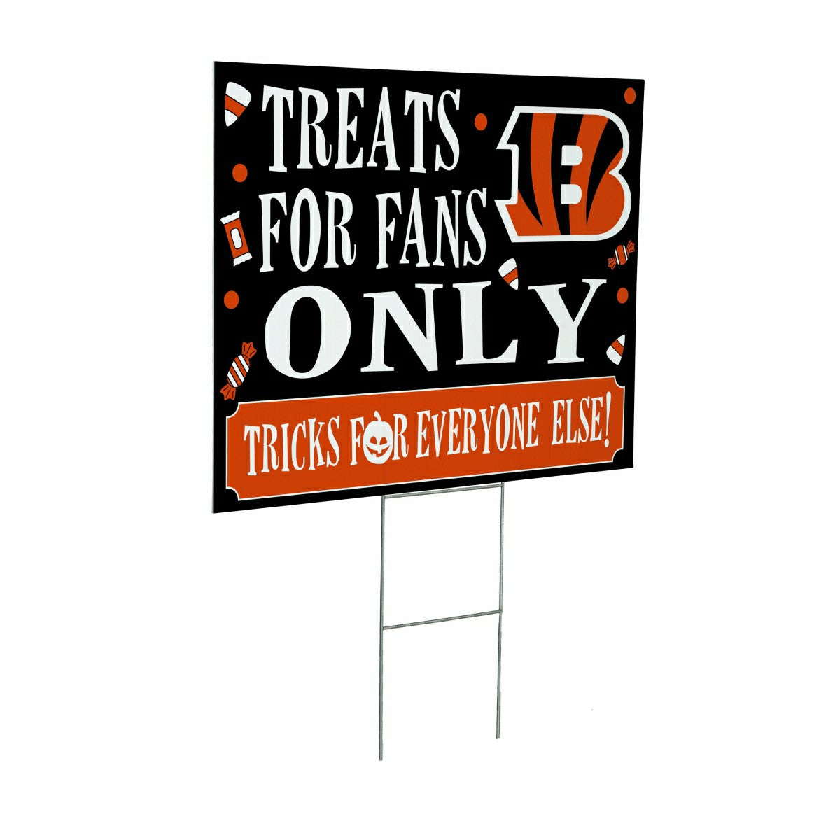 Cincinnati Bengals Yard Sign, Halloween Treats for Fans - NFL Home