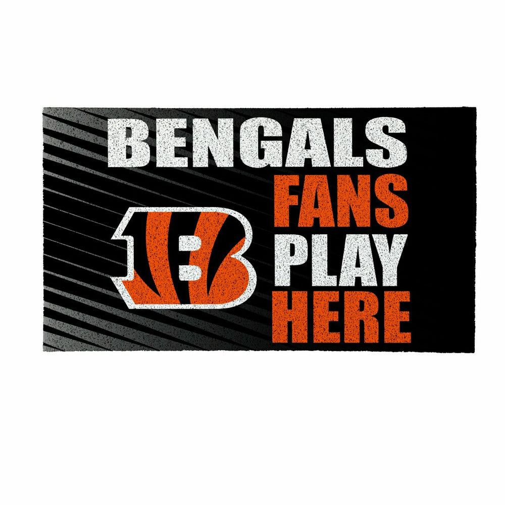 Cincinnati Bengals Fan Mat, 28"x16" - NFL