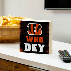 Cincinnati Bengals Plock, Down Home Fans, 6x6 - NFL Home