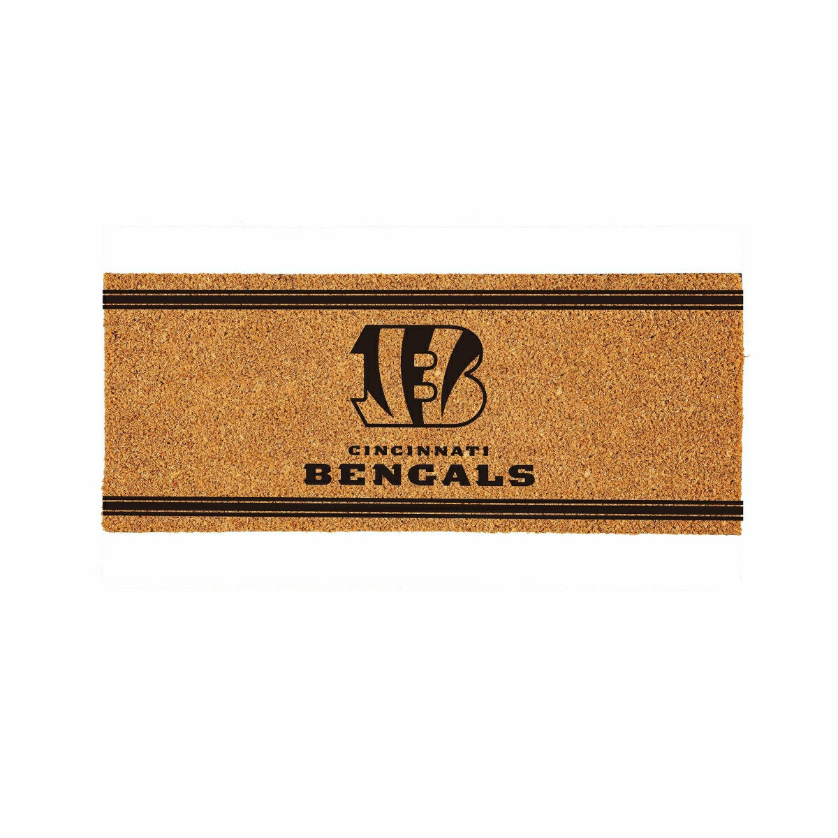 Cincinnati Bengals Extra Large One Color Coir Mat, 60"x24" - NFL