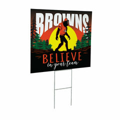 Cleveland Browns Yard Sign, Bigfoot - NFL Home