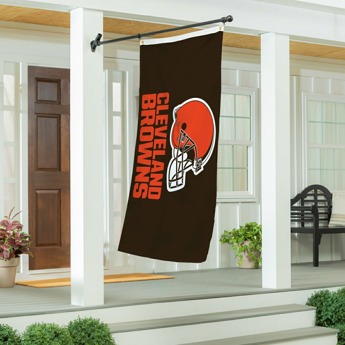 Cleveland Browns Single Sided Flag w/ 2 Grommets, 3'x5' - NFL Home