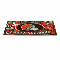 Cleveland Browns Holiday PVC Mat, 28"x16" - NFL