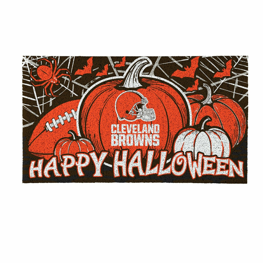 Cleveland Browns Halloween PVC Mat, 28"x16" - NFL