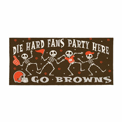 Cleveland Browns Flocked Coir Halloween Sassafras Switch Mat, 22"x10" - NFL