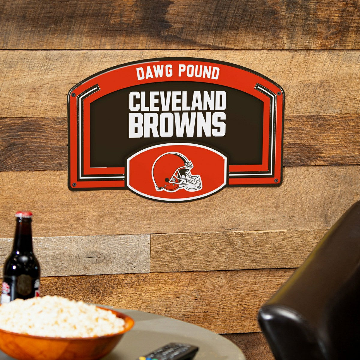 Cleveland Browns USA Embossed Steel Wall Sign, 11" x 17" - NFL Home