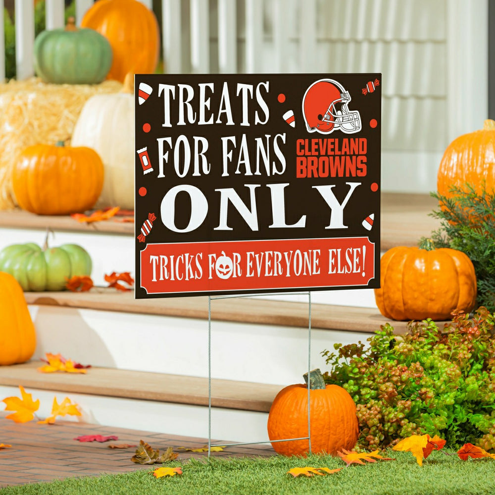 Cleveland Browns Yard Sign, Halloween Treats for Fans - NFL Home
