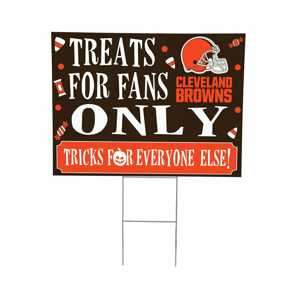 Cleveland Browns Yard Sign, Halloween Treats for Fans - NFL Home
