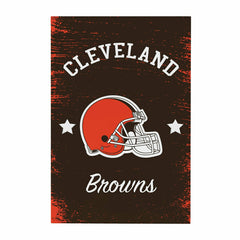 Cleveland Browns Wood Wall Sign, 16x24 - NFL Home