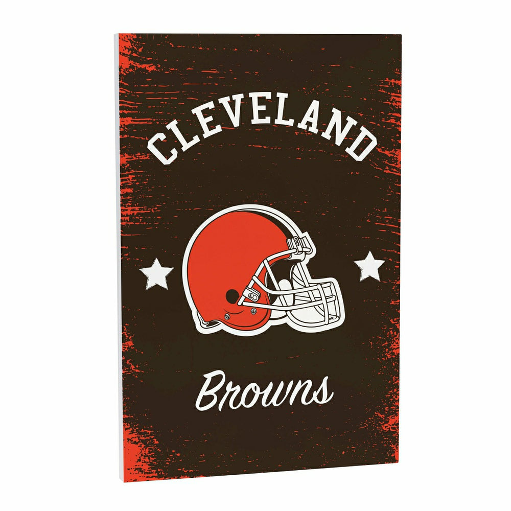 Cleveland Browns Wood Wall Sign, 16x24 - NFL Home